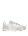 Veja Two-tones Polyester And Suede Rio Branco Sneakers In White