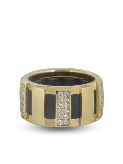 Pre-owned Chaumet  18kt Yellow Gold Diamond Class One Ring