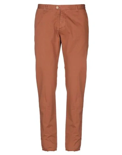 Officina 36 Casual Pants In Brown