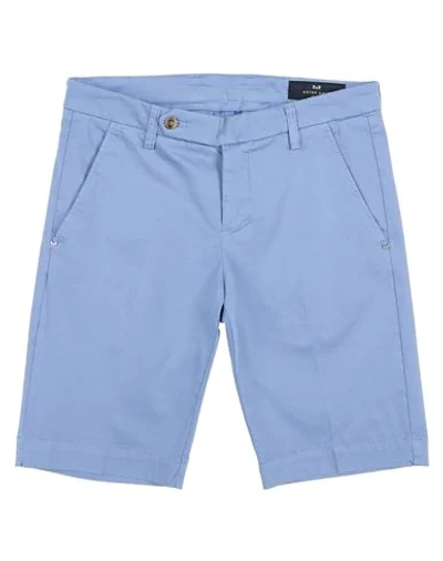 Entre Amis Mens Sky Blue Bermuda Shorts