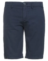 Guess Man Shorts & Bermuda Shorts Midnight Blue Size 28 Cotton, Linen, Elastane