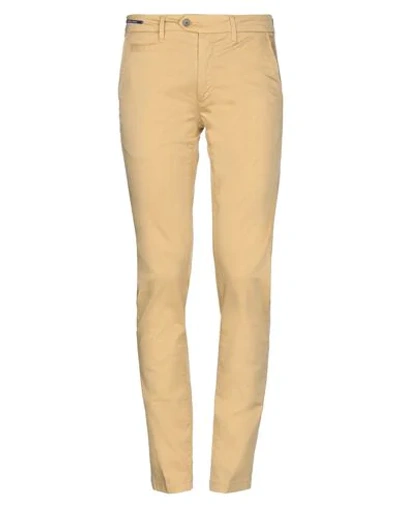 Teleria Zed Casual Pants In Yellow