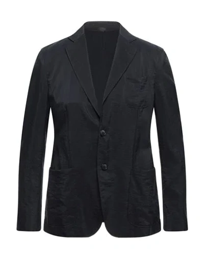 Giorgio Armani Suit Jackets In Dark Blue