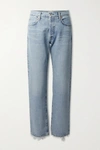 CITIZENS OF HUMANITY EMERY DISTRESSED HIGH-RISE STRAIGHT-LEG JEANS