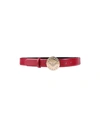 Emporio Armani Belts In Brick Red