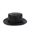 8 BY YOOX 8 BY YOOX RECYCLED NYLON FISHERMAN HAT WOMAN HAT BLACK SIZE L RECYCLED POLYAMIDE,46739214GL 6