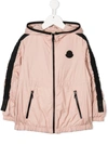 MONCLER LOGO-PRINT HOODED JACKET