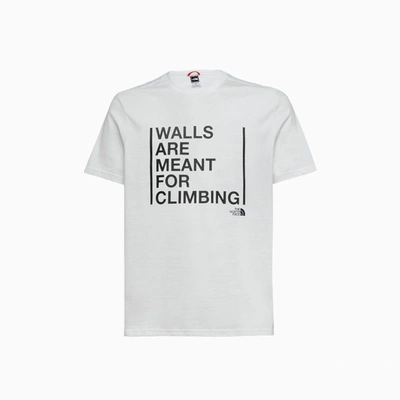 The North Face Walls Are Meant For Climbing T-shirt In White