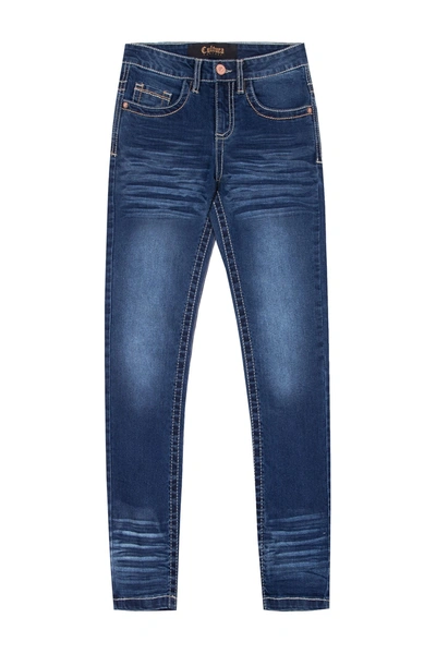 X-ray 5 Pocket Stretch Jeans In Med Blue