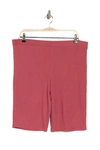 Love...ady Love. Ady Ribbed Biker Shorts In Mauve