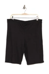 Love...ady Love. Ady Ribbed Biker Shorts In Black