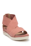 Eileen Fisher Sport Platform Sandal In Desert Ros