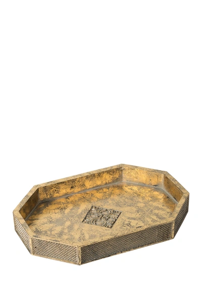 R16 Home Decorative Tray In Gold