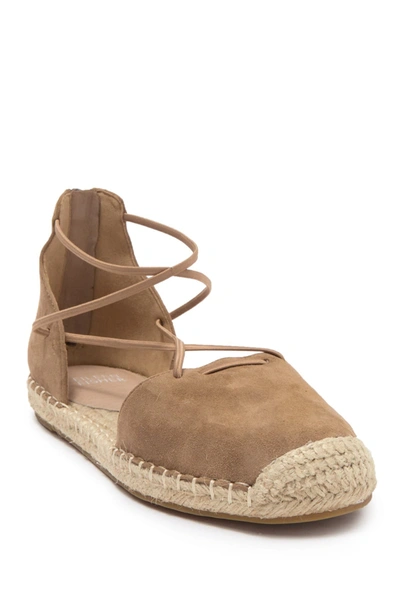 Eileen Fisher Suede Espadrille Loafer In Sienna