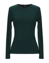 Alpha Studio T-shirts In Dark Green