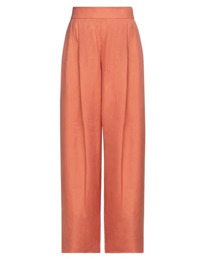 Emporio Armani Pants In Orange