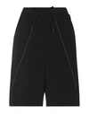 High Woman Shorts & Bermuda Shorts Black Size 4 Polyester, Elastane In Black
