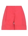 Ballantyne Woman Shorts & Bermuda Shorts Red Size 8 Cotton, Elastane In Red