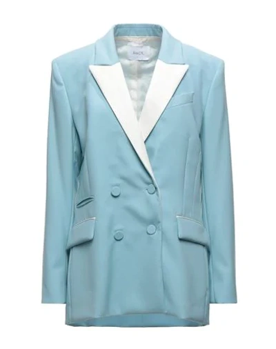 Racil Suit Jackets In Sky Blue