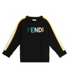 FENDI LOGO棉质运动衫,P00530695