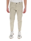 Dsquared2 Skipper Fit Chino Pants In Dove Grey Color In Beige