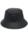 BARBOUR LOGO-EMBROIDERED BUCKET HAT