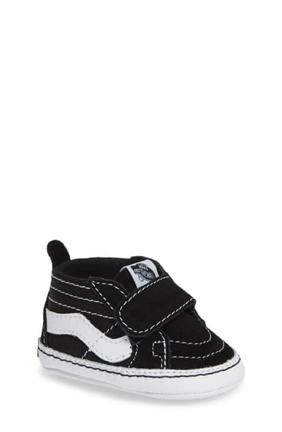 Vans Babies' 'sk8-hi' Crib Sneaker In Black/ True White