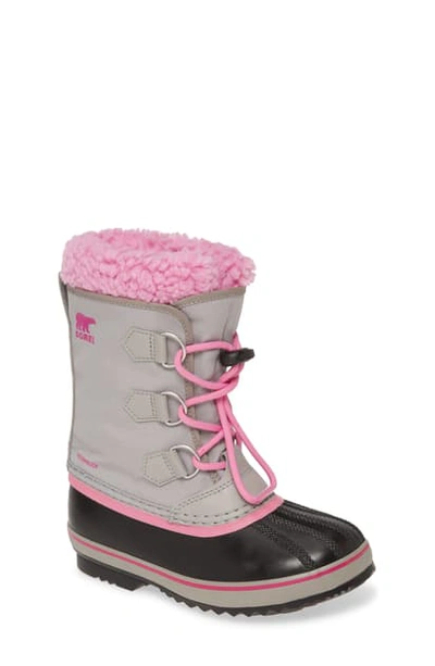 Sorel Yoot Pac Waterproof Snow Boot In Chrome Grey