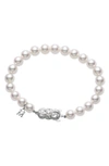 Mikimoto Essential Elements Pearl Bracelet In White Gold/ Pearl