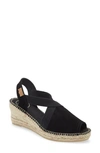 Toni Pons Breda Sandal In Black Suede