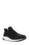 Propét Women's Tour Knit Sneakers In Black Fabric