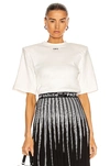OFF-WHITE SHOULDER PAD T-SHIRT,OFFF-WS121