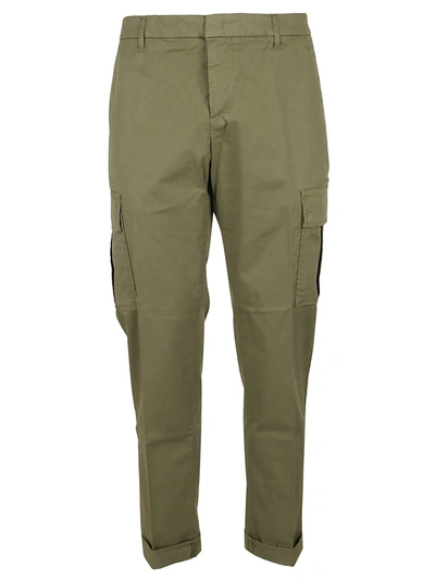 Dondup Gaubert - Slim-fit Gabardine Trousers In Green