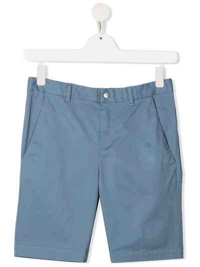 Bonpoint Kids' Regular Chino Shorts In Blue