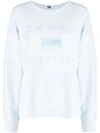 TOMMY HILFIGER LOGO-PRINT SWEATSHIRT