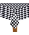 LINTEX BUFFALO CHECK BLACK 100% COTTON TABLE CLOTH FOR ANY TABLE 52"X52"