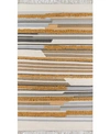 NOVOGRATZ COLLECTION NOVOGRATZ INDIO IND-6 MUSTARD 2'3" X 7'10" RUNNER AREA RUG