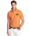 Polo Ralph Lauren Men's Custom Slim Fit Triple-pony Polo Shirt In Classic Peach