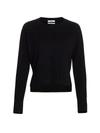 CO ESSENTIALS CROPPED WOOL & CASHMERE KNIT SWEATER,400013277466