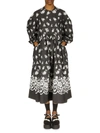 SIMONE ROCHA WOMEN'S DROP POCKET PRINTED SMOCK DRESS,0400013493482