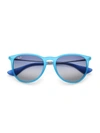 Ray Ban Rb4171 54mm Erika Round Sunglasses In Teal