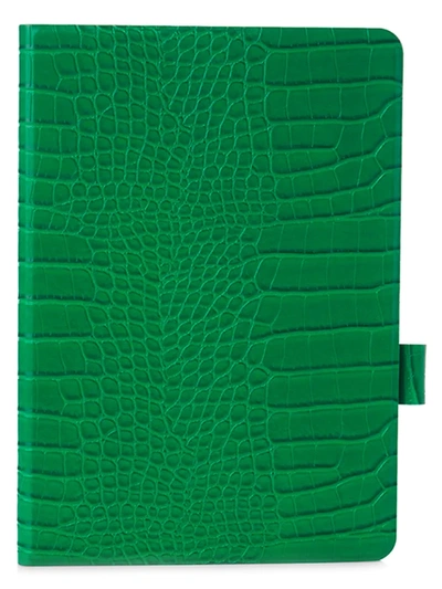 Chic Geeks Faux Crocodile Ipad Case In Emerald