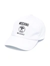 MOSCHINO TEEN COTTON LOGO CAP