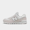 New Balance Men's Classic 574 Low Top Sneakers In Summer Fog/white
