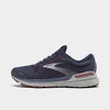 Brooks Men's Adrenaline Gts 21 Running Sneakers From Finish Line In Navy/grey/red