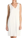 Hanro Pure Essence Knit Tank Gown In Off White
