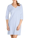 Hanro Pure Essence Knit Sleep Shirt In Blue Glow