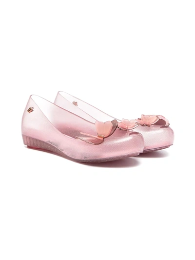 Mini Melissa Kids' Ultragirl Fly Ballerina Shoes In Pink