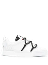 Dolce & Gabbana Dolce And Gabbana White Insert Portofino Sneakers In White
