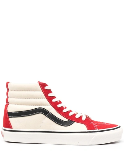 Vans Sk8 High-top Sneakers In Red